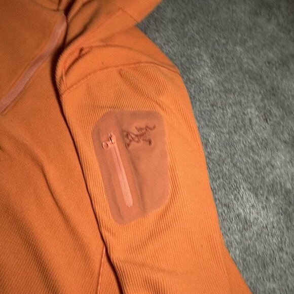 Arc’teryx Delta LT Zip Neck Polartec Waffle Fleece Womens XL Half 1/2 Zip Jacket - Picture 9 of 14